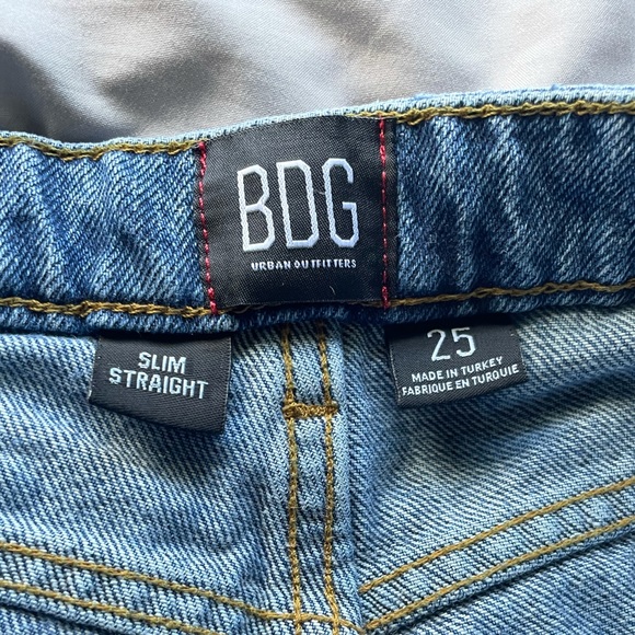 BDG Slim Straight Distressed Jeans - Picture 3 of 3